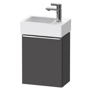 Duravit D-Neo Waschtischunterbau 36,4 x 44 cm, 1 Tür rechts, Griff chrom