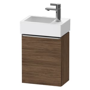 Duravit D-Neo Waschtischunterbau 36,4 x 44 cm, 1 Tür rechts, Griff edelstahl gebürstet