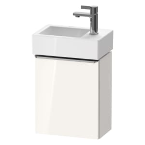 Duravit D-Neo Waschtischunterbau 36,4 x 44 cm, 1 Tür rechts, Griff edelstahl gebürstet