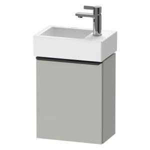Duravit D-Neo Waschtischunterbau 36,4 x 44 cm, 1 Tür rechts, Griff diamantschwarz