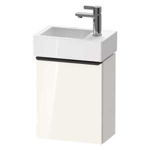 Duravit D-Neo Waschtischunterbau 36,4 x 44 cm, 1 Tür rechts, Griff diamantschwarz