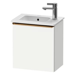 Duravit D-Neo Waschtischunterbau 41 x 44 cm, 1 Tür rechts, Griff bronze gebürstet