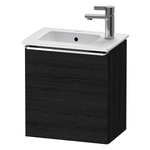 Duravit D-Neo Waschtischunterbau 41 x 44 cm, 1 Tür rechts, Griff chrom