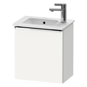 Duravit D-Neo Waschtischunterbau 41 x 44 cm, 1 Tür rechts, Griff chrom