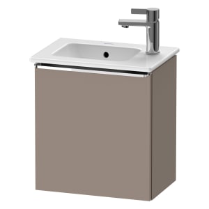 Duravit D-Neo Waschtischunterbau 41 x 44 cm, 1 Tür rechts, Griff chrom