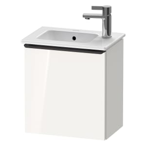 Duravit D-Neo Waschtischunterbau 41 x 44 cm, 1 Tür rechts, Griff diamantschwarz