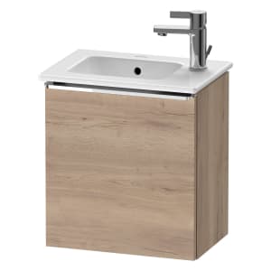 Duravit D-Neo Waschtischunterbau 41 x 44 cm, 1 Tür links, Griff chrom