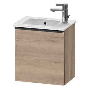 Duravit D-Neo Waschtischunterbau 41 x 44 cm, 1 Tür rechts, Griff diamantschwarz