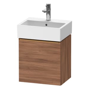Duravit D-Neo Waschtischunterbau 43,4 x 44 cm, 1 Tür links, Griff bronze gebürstet