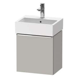 Duravit D-Neo Waschtischunterbau 43,4 x 44 cm, 1 Tür links, Griff chrom