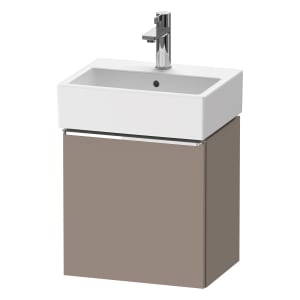 Duravit D-Neo Waschtischunterbau 43,4 x 44 cm, 1 Tür links, Griff chrom