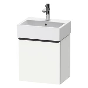 Duravit D-Neo Waschtischunterbau 43,4 x 44 cm, 1 Tür links, Griff diamantschwarz