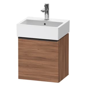 Duravit D-Neo Waschtischunterbau 43,4 x 44 cm, 1 Tür links, Griff diamantschwarz
