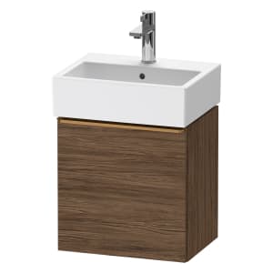 Duravit D-Neo Waschtischunterbau 43,4 x 44 cm, 1 Tür rechts, Griff bronze gebürstet