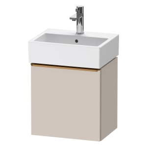 Duravit D-Neo Waschtischunterbau 43,4 x 44 cm, 1 Tür rechts, Griff bronze gebürstet