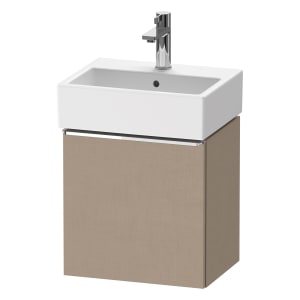 Duravit D-Neo Waschtischunterbau 43,4 x 44 cm, 1 Tür rechts, Griff chrom