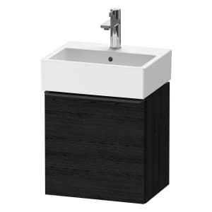 Duravit D-Neo Waschtischunterbau 43,4 x 44 cm, 1 Tür rechts, Griff diamantschwarz