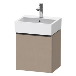 Duravit D-Neo Waschtischunterbau 43,4 x 44 cm, 1 Tür rechts, Griff diamantschwarz