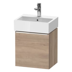 Duravit D-Neo Waschtischunterbau 43,4 x 44 cm, 1 Tür links, Griff chrom