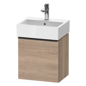 Duravit D-Neo Waschtischunterbau 43,4 x 44 cm, 1 Tür links, Griff diamantschwarz