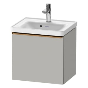 Duravit D-Neo Waschtischunterbau 48,4 x 44 cm, 1 Auszug, Griff bronze gebürstet