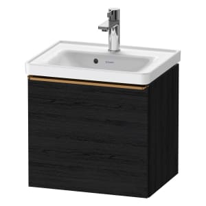 Duravit D-Neo Waschtischunterbau 48,4 x 44 cm, 1 Auszug, Griff bronze gebürstet