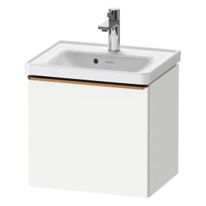 Duravit D-Neo Waschtischunterbau 48,4 x 44 cm, 1 Auszug, Griff bronze gebürstet