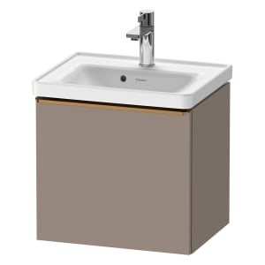 Duravit D-Neo Waschtischunterbau 48,4 x 44 cm, 1 Auszug, Griff bronze gebürstet