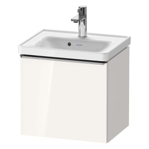 Duravit D-Neo Waschtischunterbau 48,4 x 44 cm, 1 Auszug, Griff edelstahl gebürstet
