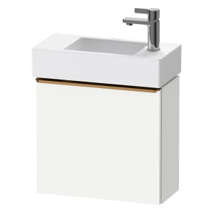 Duravit D-Neo Waschtischunterbau 48,4 x 44 cm, 1 Tür links, Griff bronze gebürstet