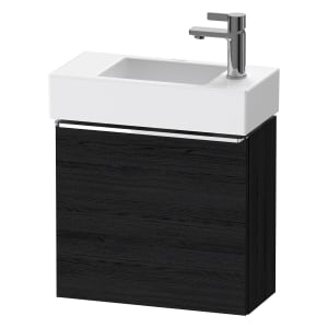 Duravit D-Neo Waschtischunterbau 48,4 x 44 cm, 1 Tür links, Griff chrom