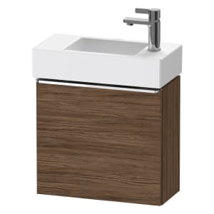 Duravit D-Neo Waschtischunterbau 48,4 x 44 cm, 1 Tür links, Griff chrom