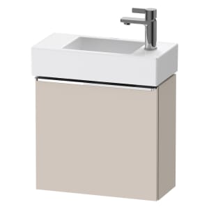 Duravit D-Neo Waschtischunterbau 48,4 x 44 cm, 1 Tür links, Griff chrom