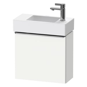 Duravit D-Neo Waschtischunterbau 48,4 x 44 cm, 1 Tür links, Griff edelstahl gebürstet