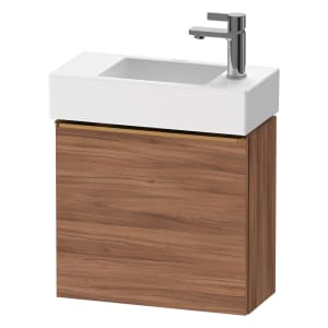 Duravit D-Neo Waschtischunterbau 48,4 x 44 cm, 1 Tür rechts, Griff bronze gebürstet