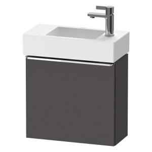 Duravit D-Neo Waschtischunterbau 48,4 x 44 cm, 1 Tür rechts, Griff chrom