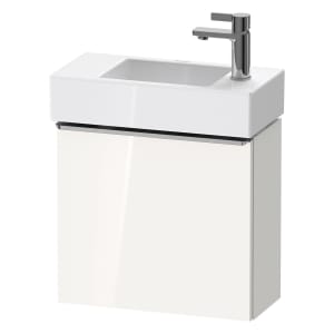 Duravit D-Neo Waschtischunterbau 48,4 x 44 cm, 1 Tür rechts, Griff edelstahl gebürstet