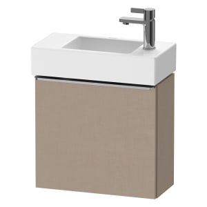 Duravit D-Neo Waschtischunterbau 48,4 x 44 cm, 1 Tür rechts, Griff edelstahl gebürstet