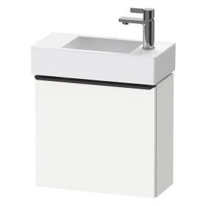 Duravit D-Neo Waschtischunterbau 48,4 x 44 cm, 1 Tür rechts, Griff diamantschwarz