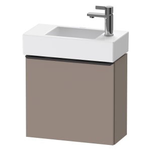 Duravit D-Neo Waschtischunterbau 48,4 x 44 cm, 1 Tür rechts, Griff diamantschwarz