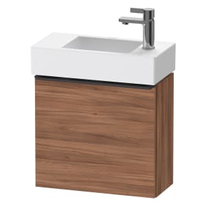 Duravit D-Neo Waschtischunterbau 48,4 x 44 cm, 1 Tür rechts, Griff diamantschwarz