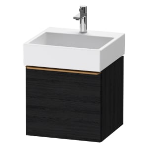 Duravit D-Neo Waschtischunterbau 48,4 x 44 cm, 1 Auszug, Griff bronze gebürstet