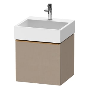 Duravit D-Neo Waschtischunterbau 48,4 x 44 cm, 1 Auszug, Griff bronze gebürstet