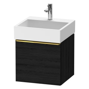 Duravit D-Neo Waschtischunterbau 48,4 x 44 cm, 1 Auszug, Griff gold poliert