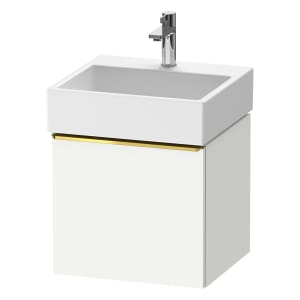 Duravit D-Neo Waschtischunterbau 48,4 x 44 cm, 1 Auszug, Griff gold poliert