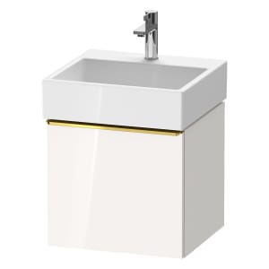 Duravit D-Neo Waschtischunterbau 48,4 x 44 cm, 1 Auszug, Griff gold poliert