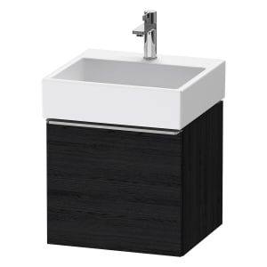 Duravit D-Neo Waschtischunterbau 48,4 x 44 cm, 1 Auszug, Griff edelstahl gebürstet