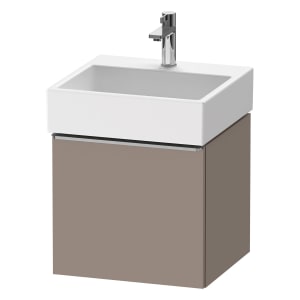 Duravit D-Neo Waschtischunterbau 48,4 x 44 cm, 1 Auszug, Griff edelstahl gebürstet