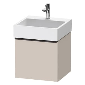 Duravit D-Neo Waschtischunterbau 48,4 x 44 cm, 1 Auszug, Griff diamantschwarz