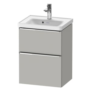Duravit D-Neo Waschtischunterbau 48,4 x 62,5 cm, 2 Auszüge, Griff chrom